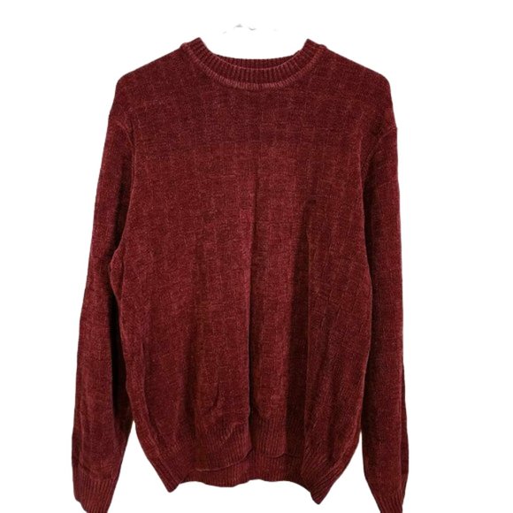 EUC Men's Croft & Barrow Burgundy Sweater (Med) - Picture 1 of 4